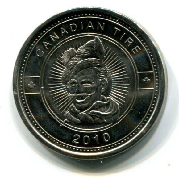 2010 Canadian Tire $1 Commemorative Coin (b860-18) - Picture 2 of 2